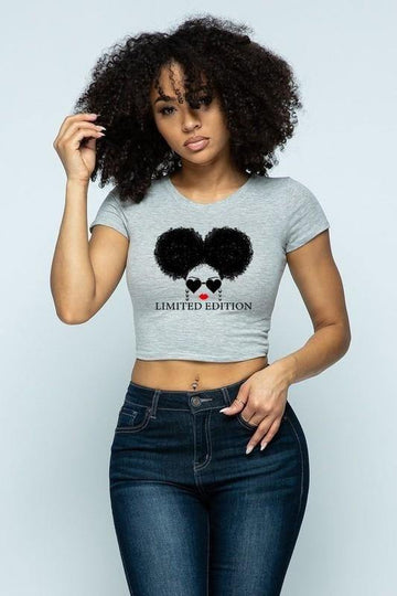 Heart Eye Crop Top - Paelyn Boutique